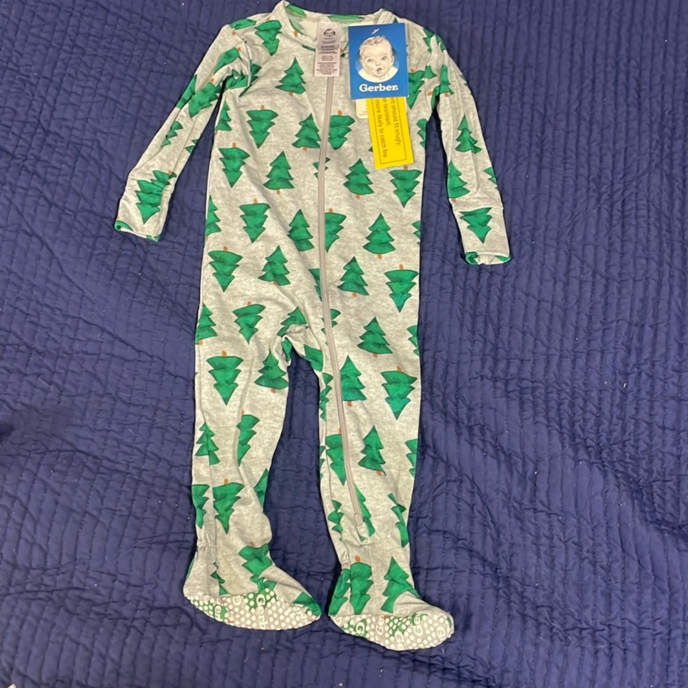 Gerber Bamboo zip footie